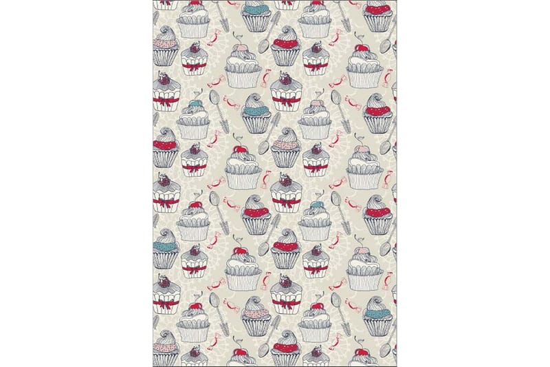 Homefesto Tæppe 140x220 cm - Multifarvet/Fløjl - Tekstiler - Tæpper - Orientalske tæpper