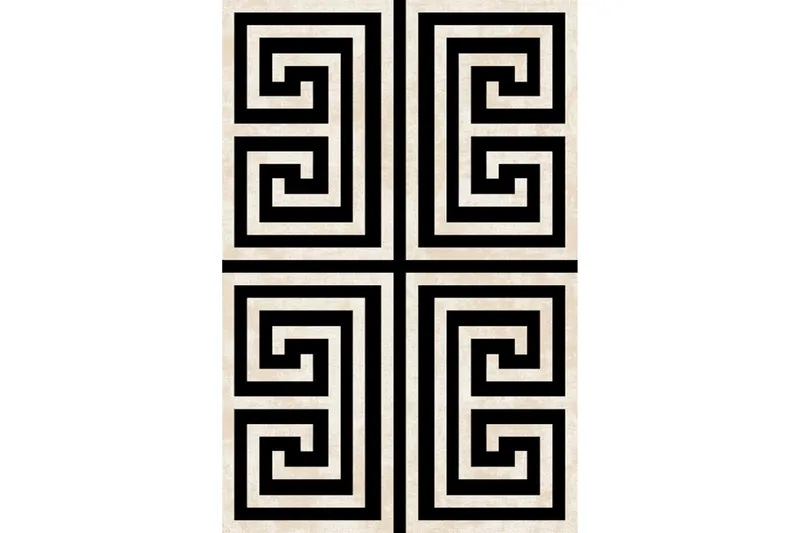 Homefesto Tæppe 140x220 cm, Multifarvet/Fløjl