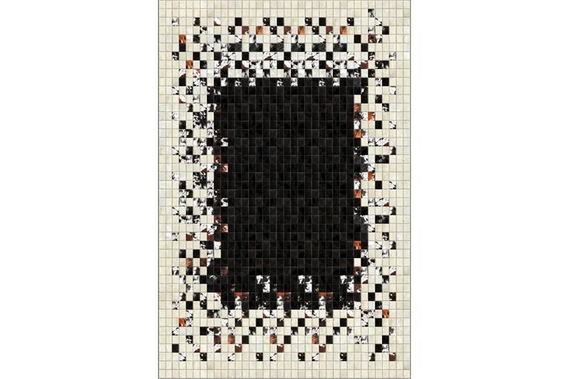 Homefesto Tæppe 140x220 cm, Multifarvet/Fløjl