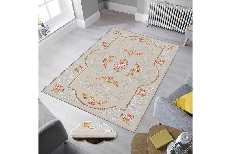 Homefesto Tæppe 160x230 cm - Flerfarvet - Tekstiler - Tæpper - Orientalske tæpper