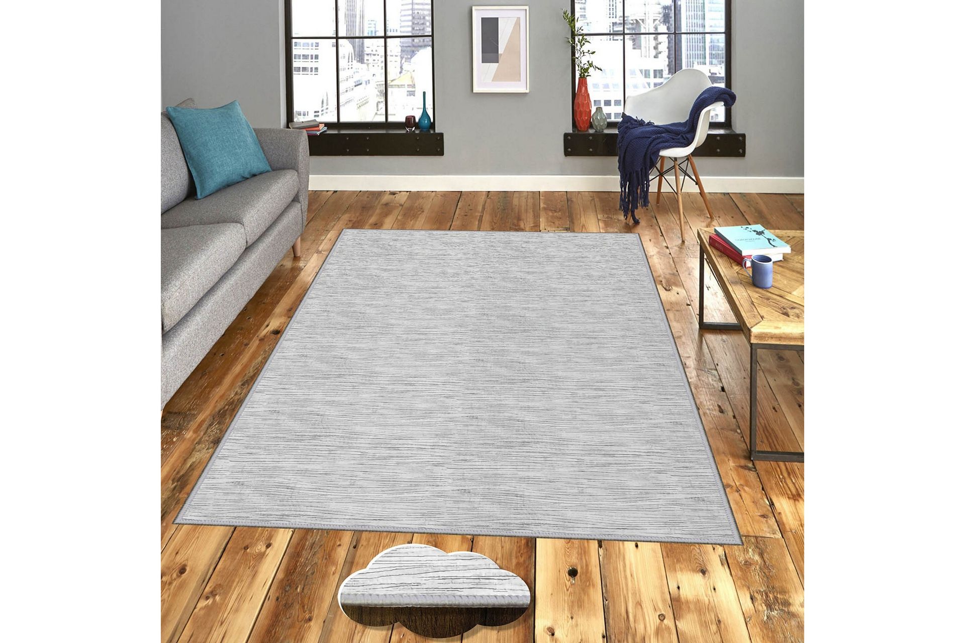 Homefesto Tæppe 160x230 cm - Flerfarvet - Tekstiler - Tæpper - Orientalske tæpper