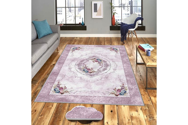 Homefesto Tæppe 160x230 cm - Flerfarvet - Tekstiler - Tæpper - Orientalske tæpper