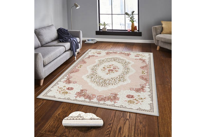 Homefesto Tæppe 160x230 cm - Flerfarvet - Tekstiler - Tæpper - Orientalske tæpper