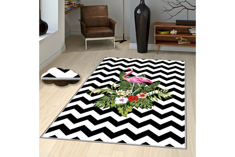 Homefesto Tæppe 160x230 cm - Flerfarvet - Tekstiler - Tæpper - Orientalske tæpper