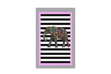 Homefesto Tæppe 160x230 cm - Flerfarvet - Tekstiler - Tæpper - Orientalske tæpper
