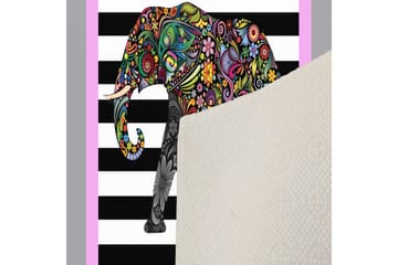 Homefesto Tæppe 160x230 cm - Flerfarvet - Tekstiler - Tæpper - Orientalske tæpper
