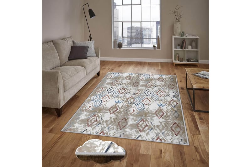 Homefesto Tæppe 160x230 cm - Flerfarvet - Tekstiler - Tæpper - Orientalske tæpper