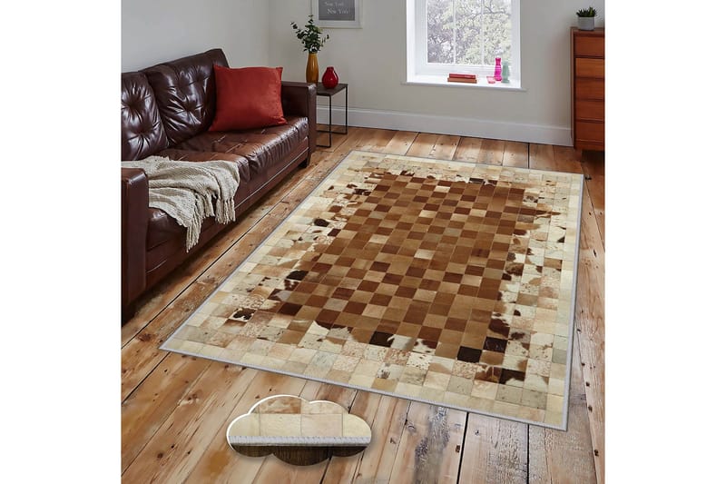 Homefesto Tæppe 160x230 cm - Flerfarvet - Tekstiler - Tæpper - Orientalske tæpper