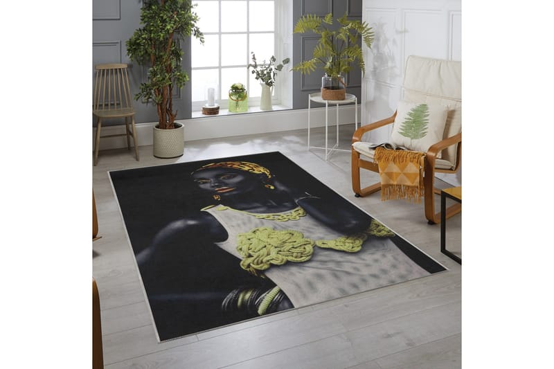 Homefesto Tæppe 160x230 cm - Flerfarvet - Tekstiler - Tæpper - Orientalske tæpper