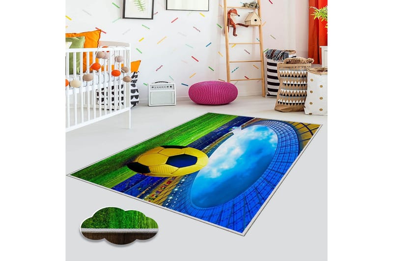 Homefesto Tæppe 160x230 cm - Flerfarvet - Tekstiler - Tæpper - Orientalske tæpper