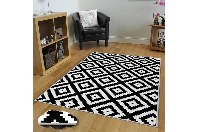 Homefesto Tæppe 160x230 cm - Flerfarvet - Tekstiler - Tæpper - Orientalske tæpper
