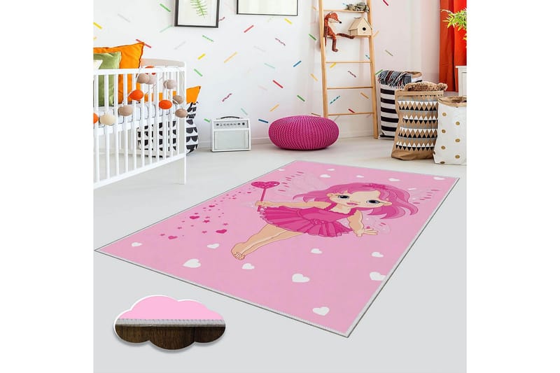 Homefesto Tæppe 160x230 cm - Flerfarvet - Tekstiler - Tæpper - Orientalske tæpper