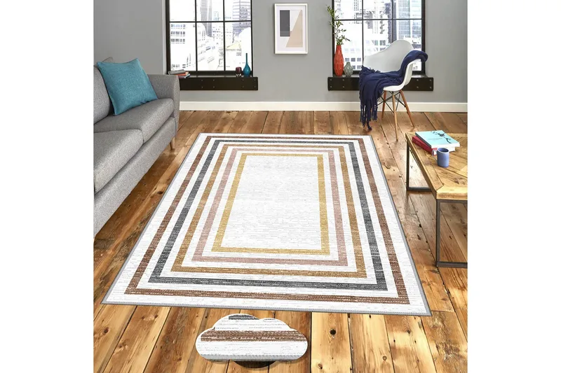 Homefesto Tæppe 160x230 cm, Flerfarvet