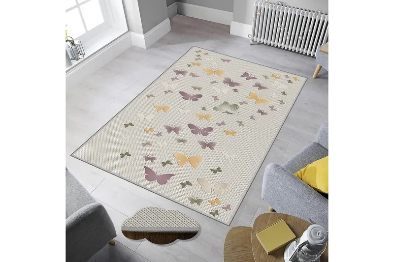 Homefesto Tæppe 160x230 cm - Flerfarvet - Tekstiler - Tæpper - Orientalske tæpper