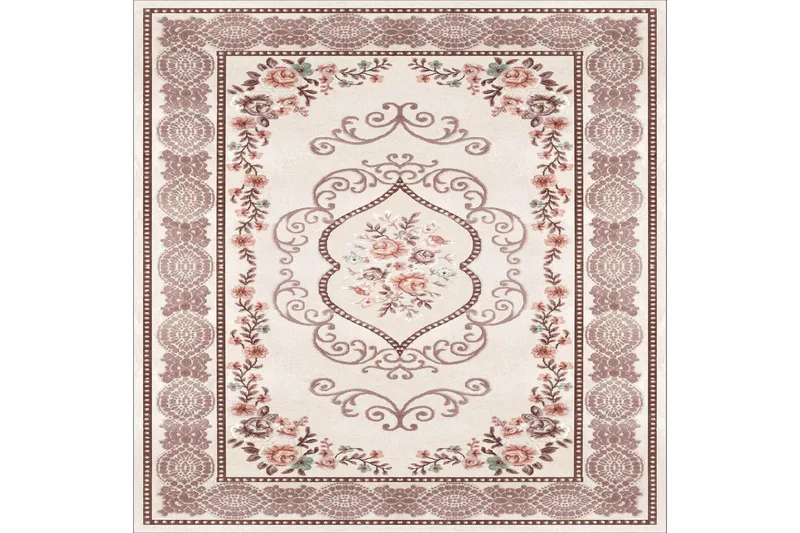 Homefesto Tæppe 160x230 cm - Flerfarvet - Tekstiler - Tæpper - Orientalske tæpper