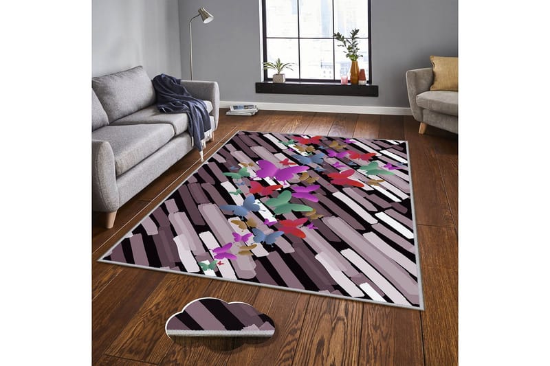 Homefesto Tæppe 160x230 cm - Flerfarvet - Tekstiler - Tæpper - Orientalske tæpper