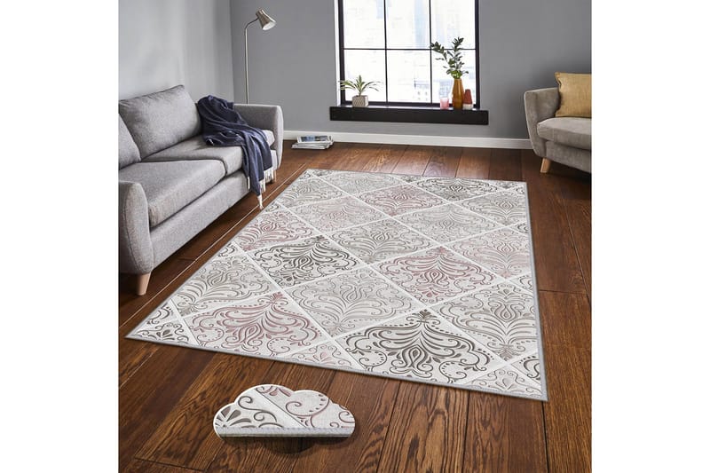 Homefesto Tæppe 160x230 cm - Flerfarvet - Tekstiler - Tæpper - Orientalske tæpper