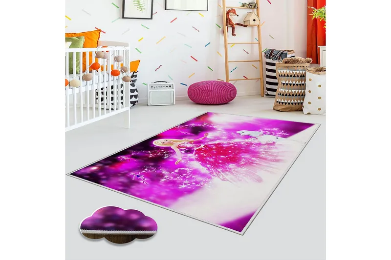 Homefesto Tæppe 160x230 cm - Flerfarvet - Tekstiler - Tæpper - Orientalske tæpper