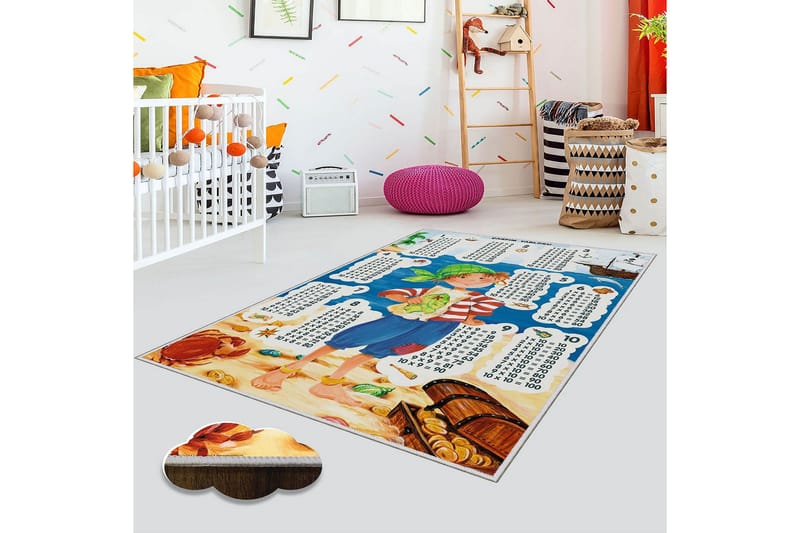 Homefesto Tæppe 160x230 cm - Flerfarvet - Tekstiler - Tæpper - Orientalske tæpper