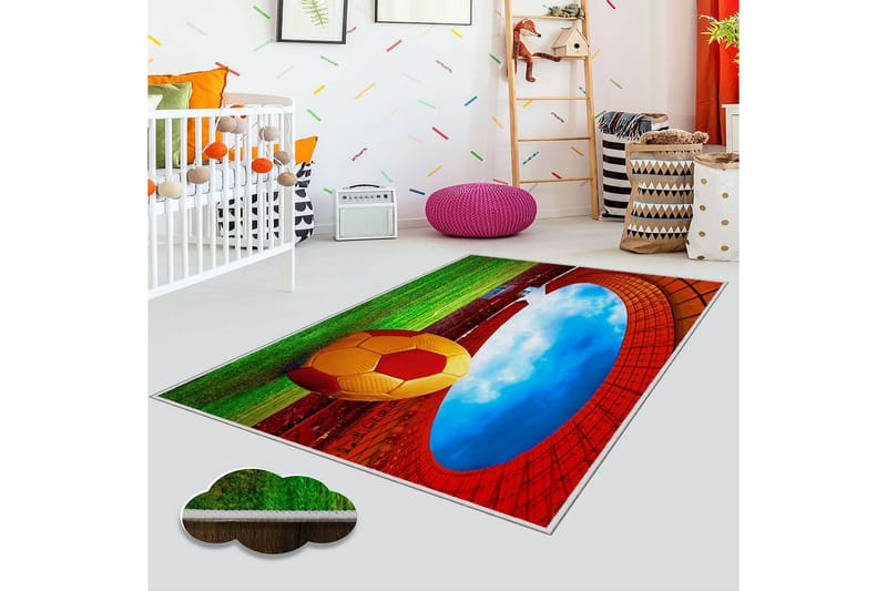 Homefesto Tæppe 160x230 cm - Flerfarvet - Tekstiler - Tæpper - Orientalske tæpper