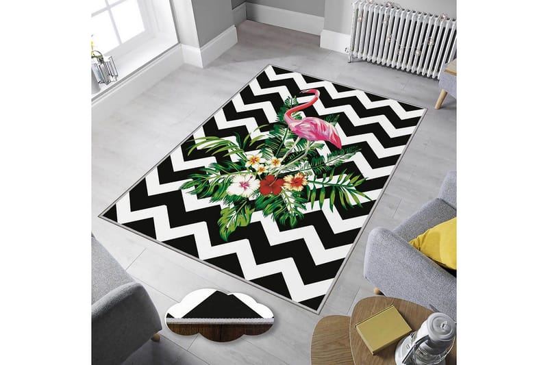 Homefesto Tæppe 160x230 cm - Flerfarvet - Tekstiler - Tæpper - Orientalske tæpper
