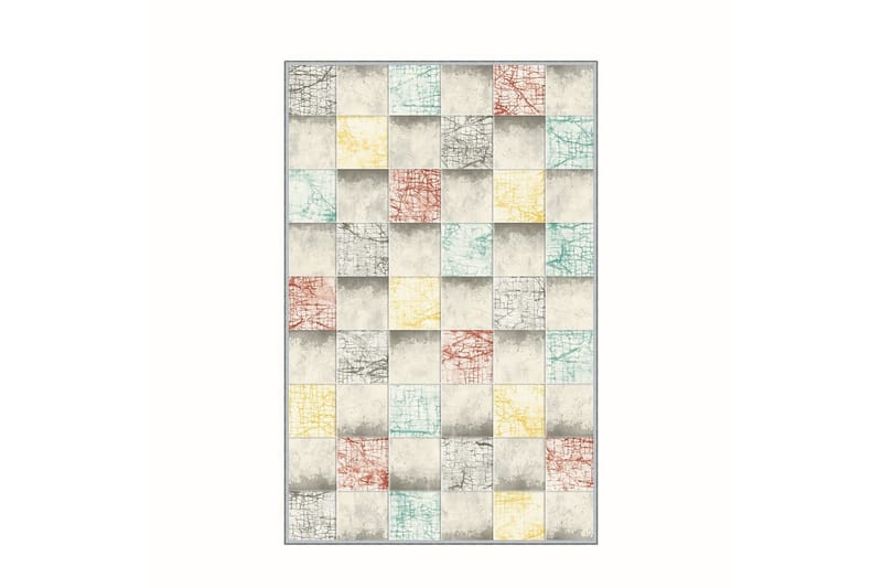 Homefesto Tæppe 160x230 cm - Flerfarvet - Tekstiler - Tæpper - Orientalske tæpper