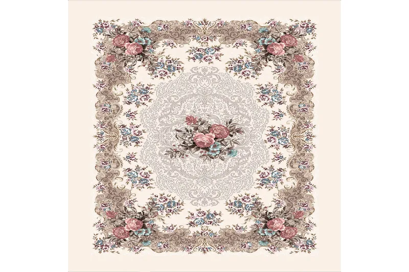 Homefesto Tæppe 160x230 cm - Flerfarvet - Tekstiler - Tæpper - Orientalske tæpper