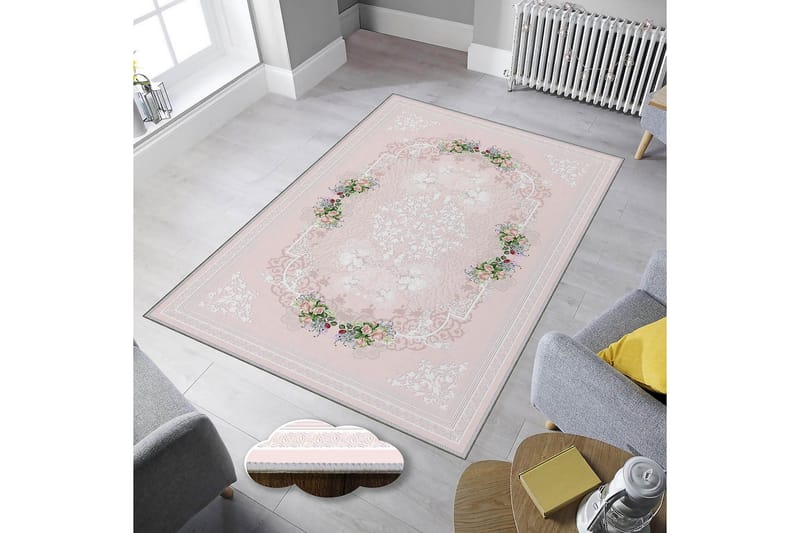 Homefesto Tæppe 160x230 cm - Flerfarvet - Tekstiler - Tæpper - Orientalske tæpper