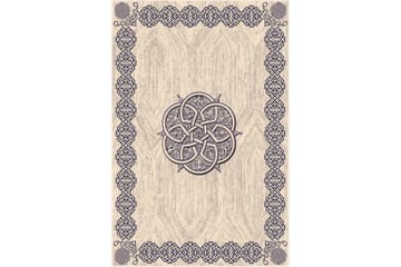 Homefesto Tæppe 160x230 cm - Flerfarvet/Velour - Tekstiler - Tæpper - Orientalske tæpper