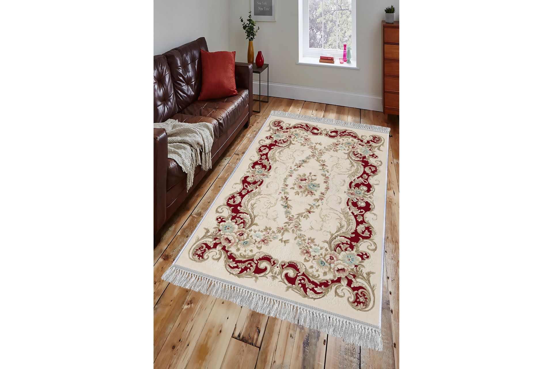 Homefesto Tæppe 160x230 cm - Flerfarvet/Velour - Tekstiler - Tæpper - Orientalske tæpper