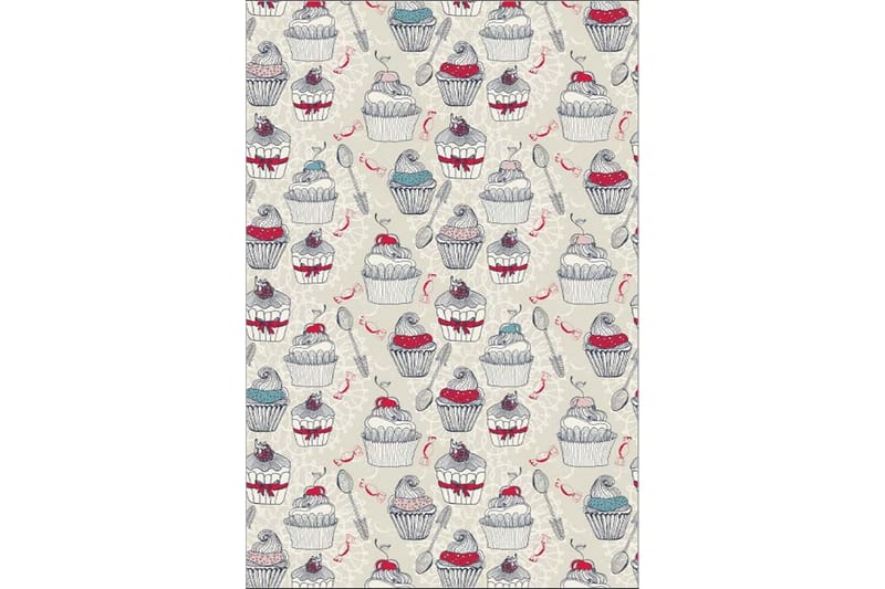 Homefesto Tæppe 160x230 cm - Flerfarvet/Velour - Tekstiler - Tæpper - Orientalske tæpper