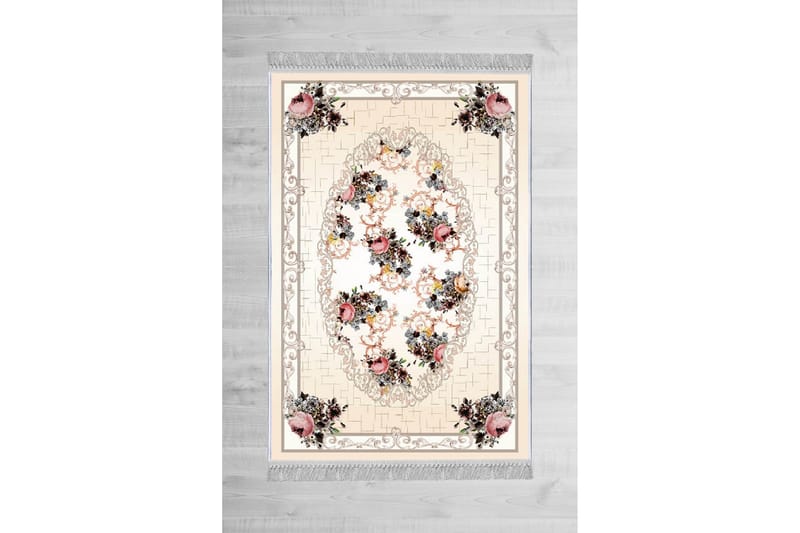 Homefesto Tæppe 160x230 cm - Flerfarvet/Velour - Tekstiler - Tæpper - Orientalske tæpper