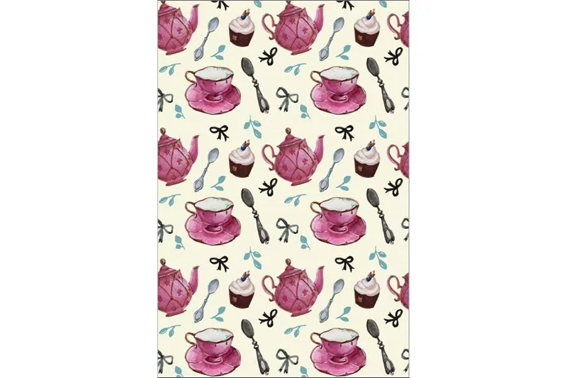 Homefesto Tæppe 160x230 cm, Flerfarvet/Velour