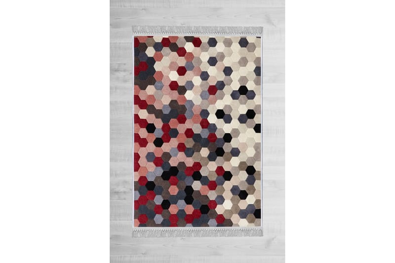 Homefesto Tæppe 160x230 cm - Flerfarvet/Velour - Tekstiler - Tæpper - Orientalske tæpper