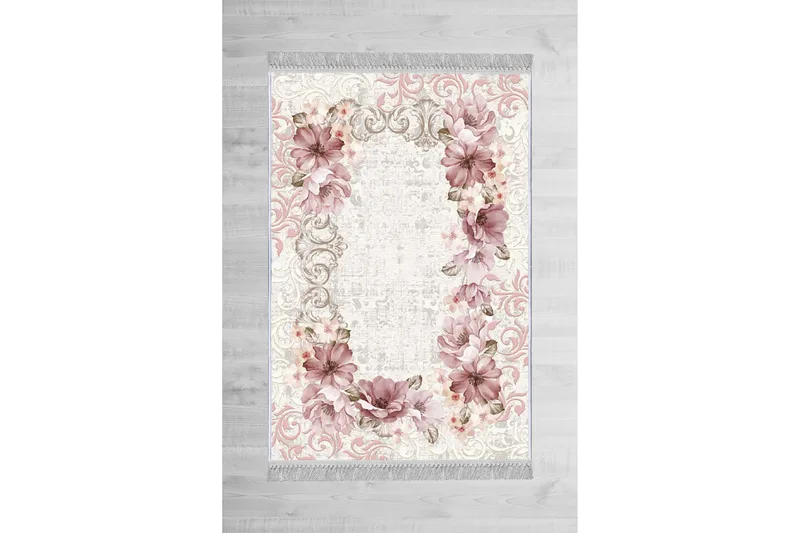 Homefesto Tæppe 160x230 cm - Flerfarvet/Velour - Tekstiler - Tæpper - Orientalske tæpper