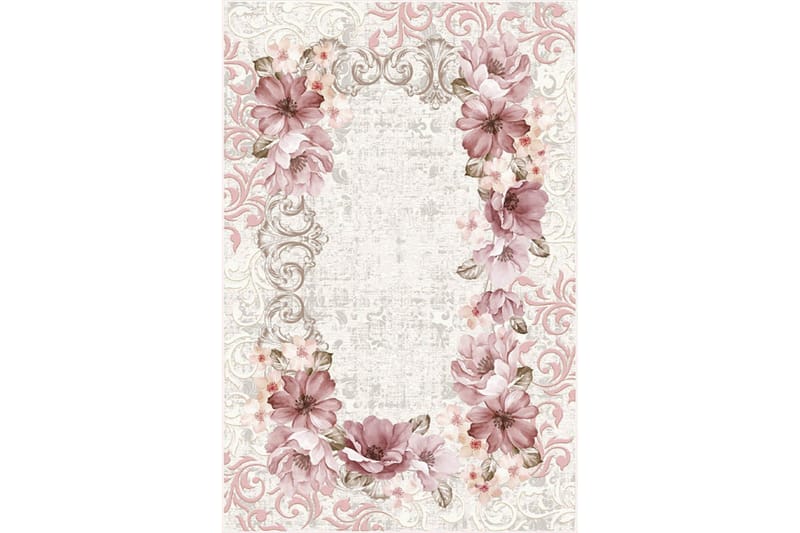 Homefesto Tæppe 160x230 cm, Flerfarvet/Velour