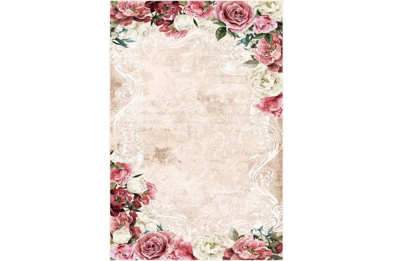 Homefesto Tæppe 160x230 cm - Flerfarvet/Velour - Tekstiler - Tæpper - Orientalske tæpper