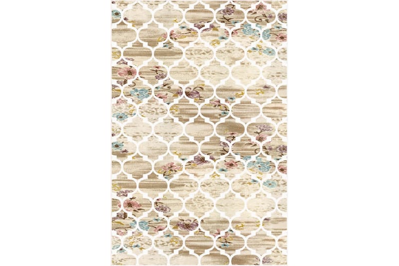 Homefesto Tæppe 160x230 cm - Flerfarvet/Velour - Tekstiler - Tæpper - Orientalske tæpper