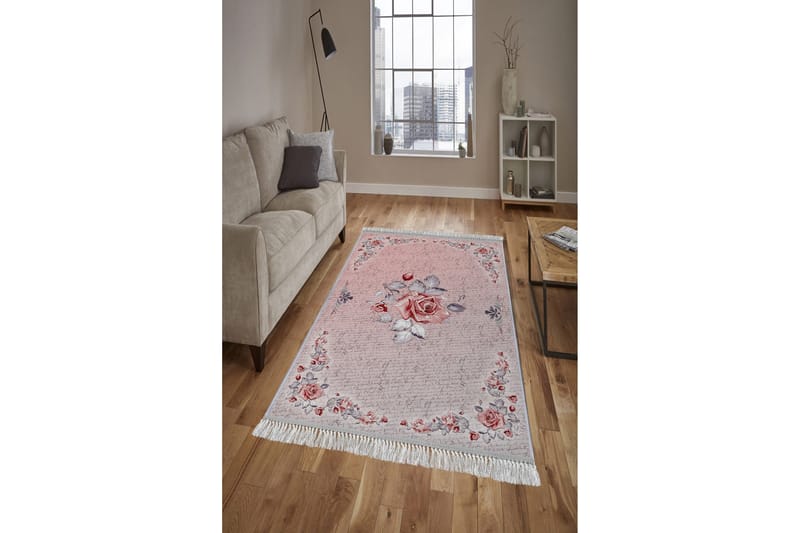 Homefesto Tæppe 160x230 cm - Flerfarvet/Velour - Tekstiler - Tæpper - Orientalske tæpper