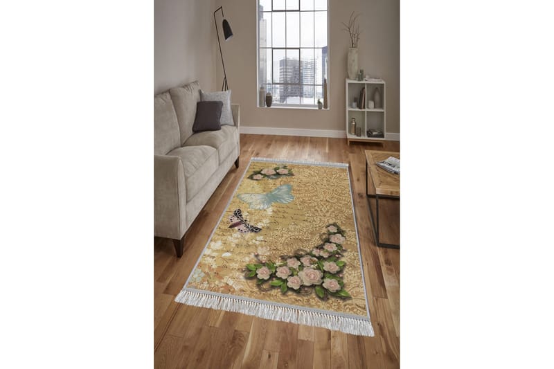 Homefesto Tæppe 160x230 cm - Flerfarvet/Velour - Tekstiler - Tæpper - Orientalske tæpper