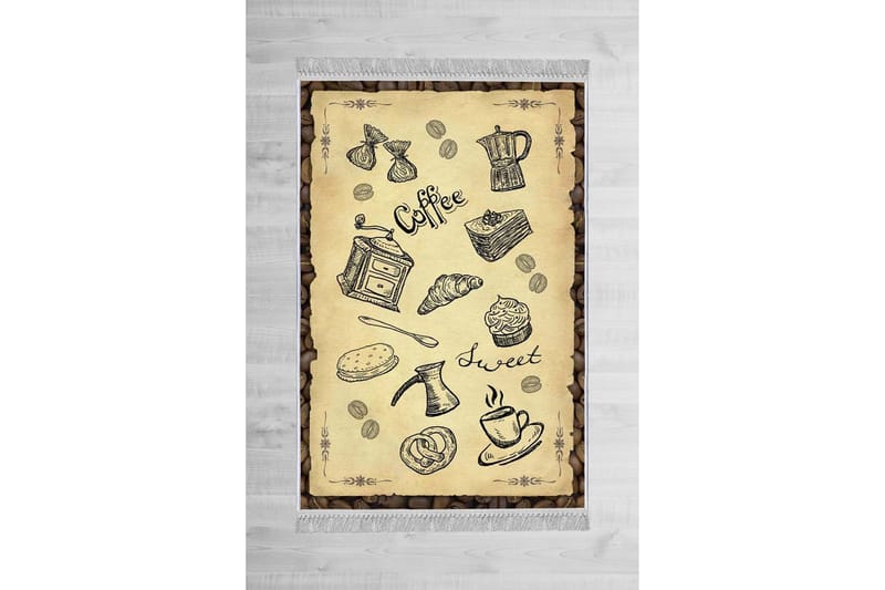 Homefesto Tæppe 160x230 cm - Flerfarvet/Velour - Tekstiler - Tæpper - Orientalske tæpper