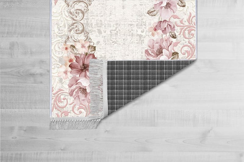 Homefesto Tæppe 160x230 cm - Flerfarvet/Velour - Tekstiler - Tæpper - Orientalske tæpper