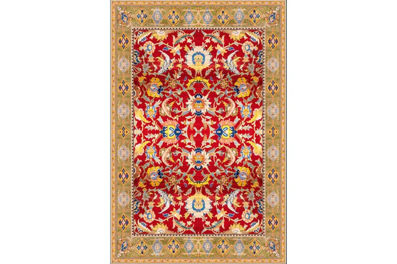 Homefesto Tæppe 160x230 cm - Flerfarvet/Velour - Tekstiler - Tæpper - Orientalske tæpper