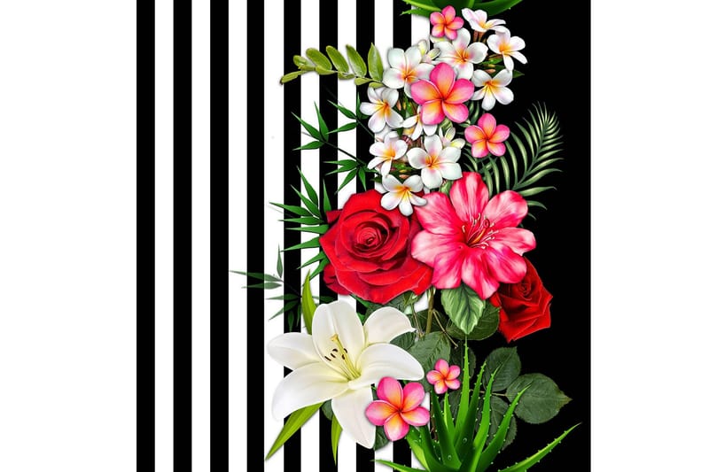 Homefesto Tæppe 160x230 cm - Multifarvet - Tekstiler - Tæpper - Orientalske tæpper