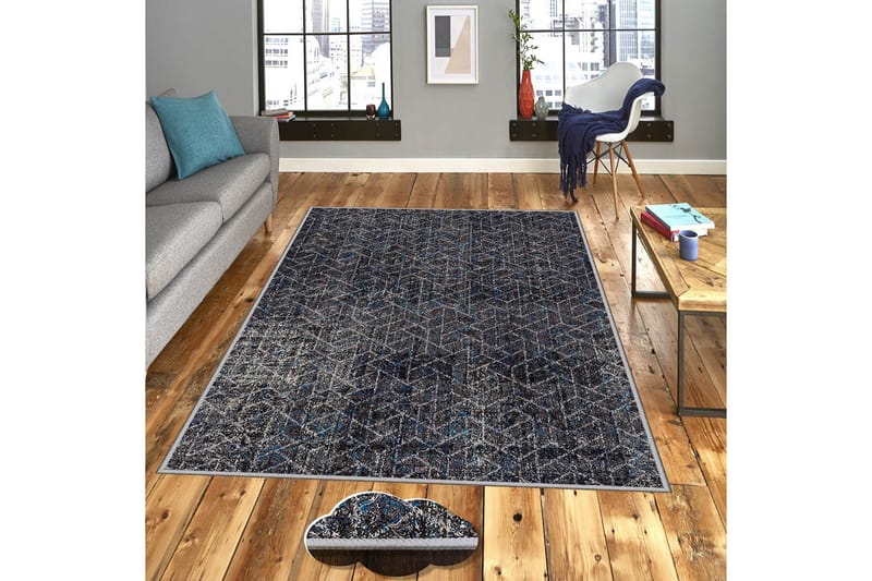 Homefesto Tæppe 160x230 cm - Multifarvet - Tekstiler - Tæpper - Orientalske tæpper