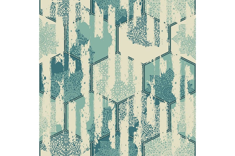 Homefesto Tæppe 160x230 cm - Multifarvet - Tekstiler - Tæpper - Orientalske tæpper