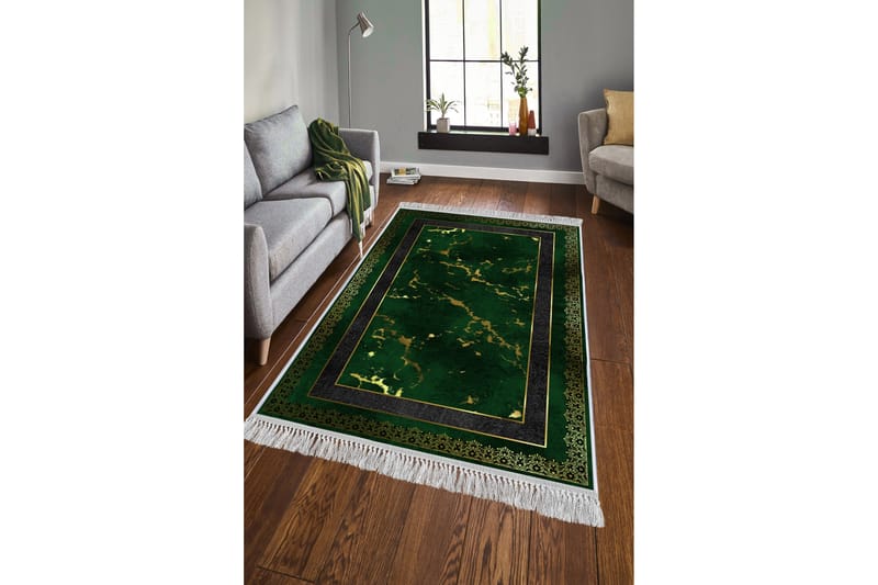 Homefesto Tæppe 160x230 cm - Multifarvet/Fløjl - Tekstiler - Tæpper - Orientalske tæpper
