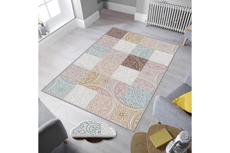 Homefesto Tæppe 180x280 cm - Flerfarvet - Tekstiler - Tæpper - Orientalske tæpper