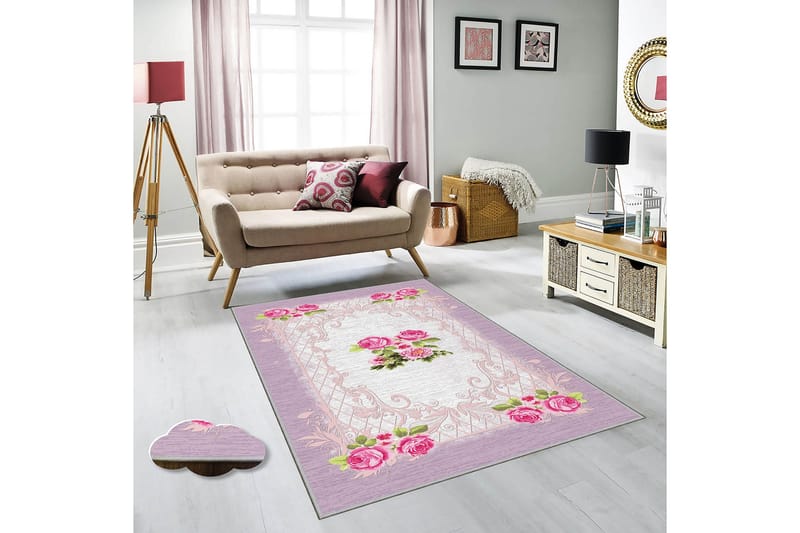 Homefesto Tæppe 180x280 cm - Flerfarvet - Tekstiler - Tæpper - Orientalske tæpper