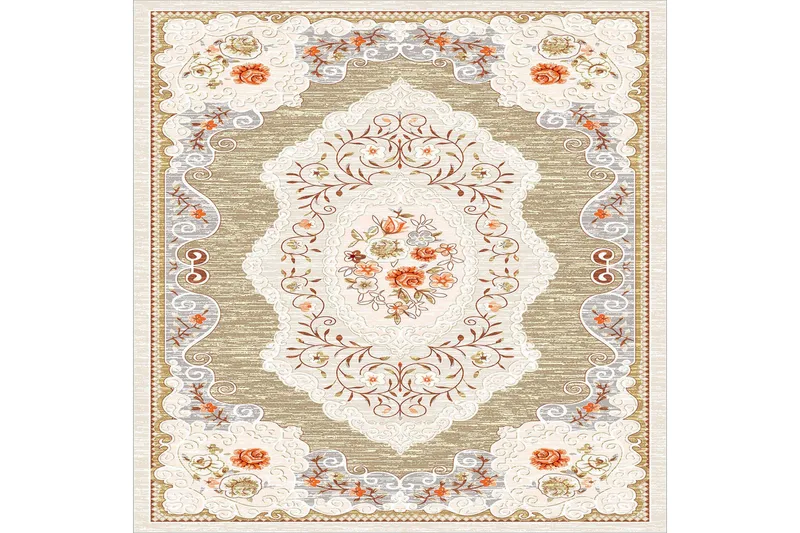 Homefesto Tæppe 180x280 cm - Flerfarvet - Tekstiler - Tæpper - Orientalske tæpper